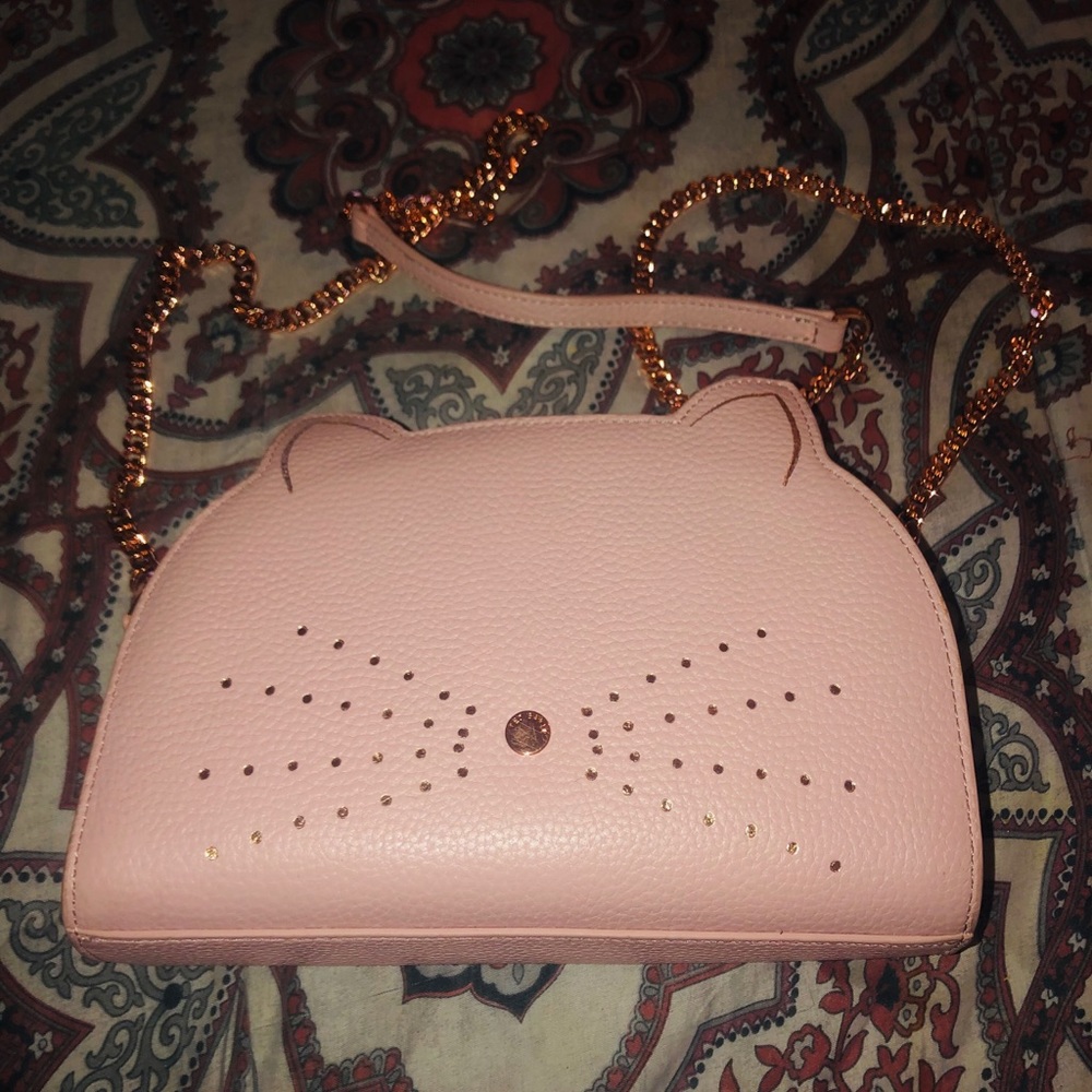 Kristie cat leather cross body